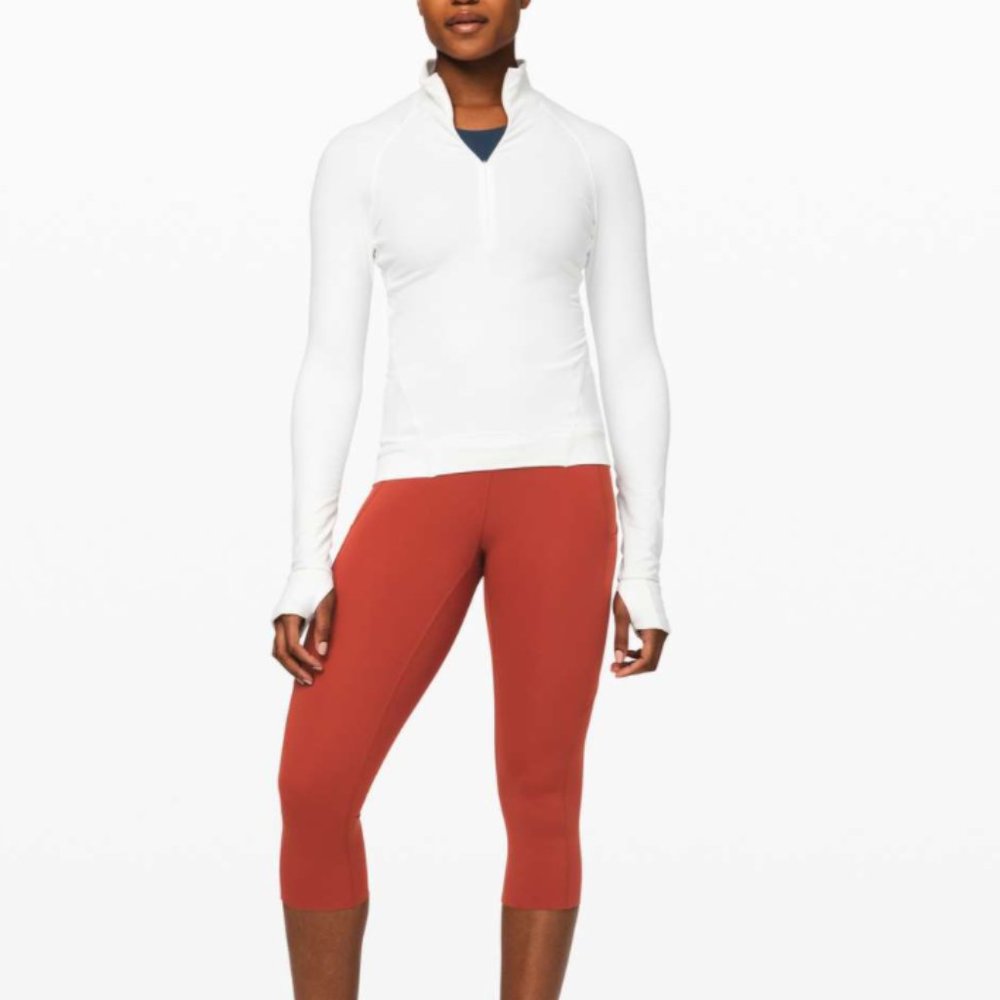 Lululemon Fast and Free Crop II Magma 4 - Picture 7 of 16